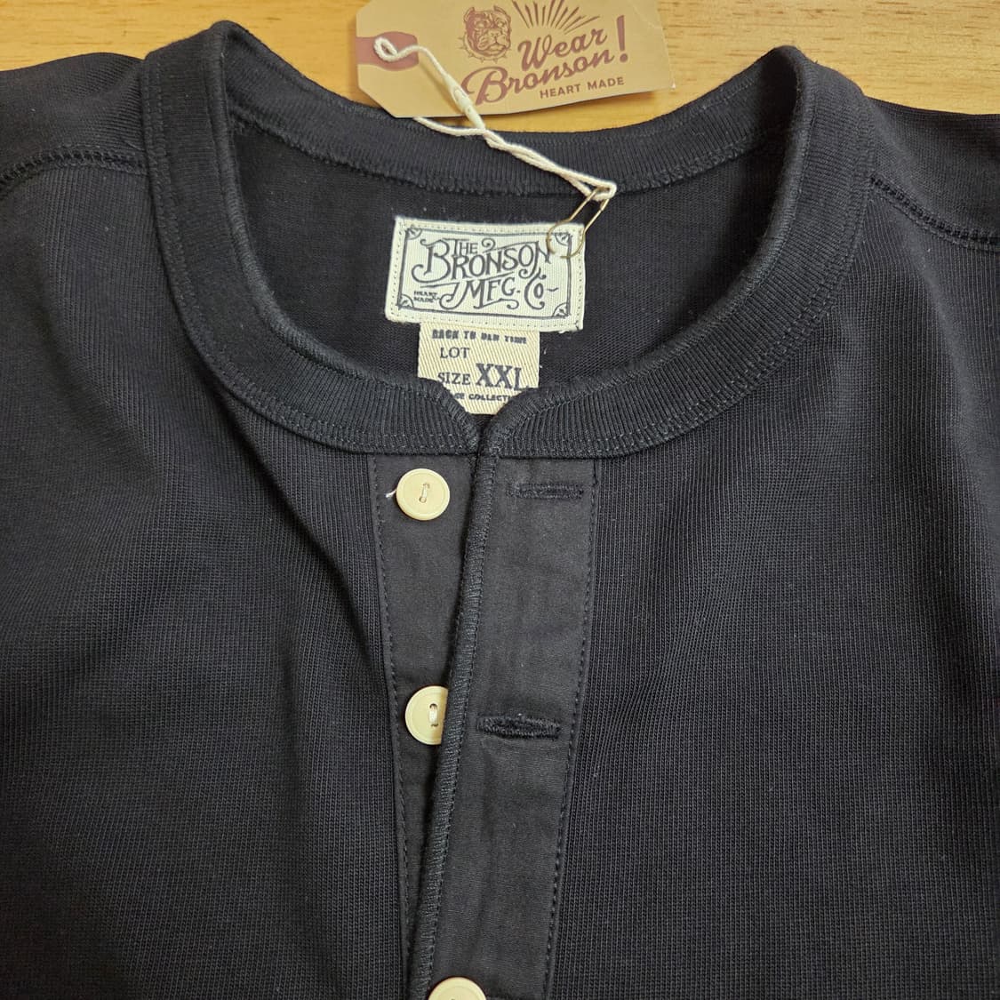 새상품 브론슨 XXL 헨리넥 검정121 상품이미지2