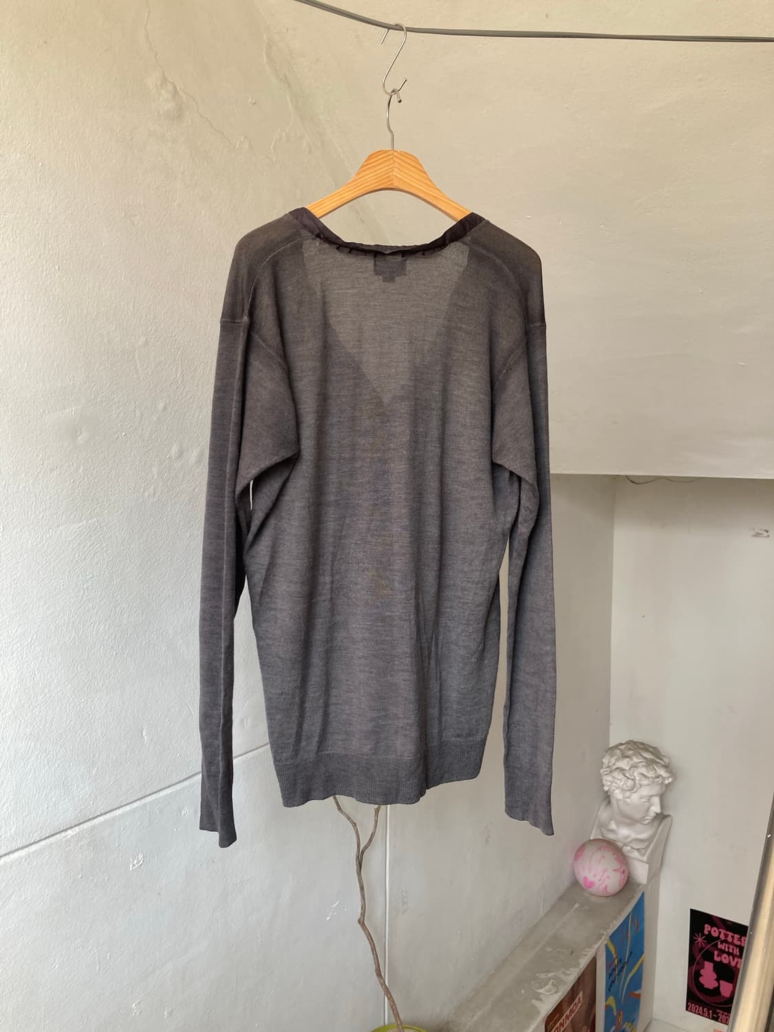 랄프로렌 프릴 캐시미어 롱 가디건 상품이미지5