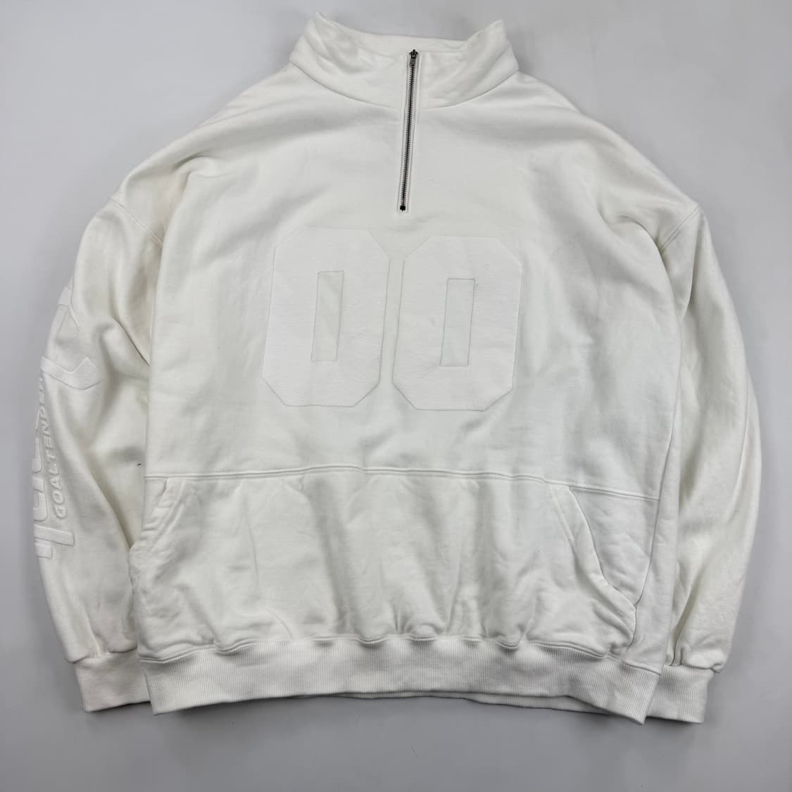 Tuewid 00 하프집업 화이트 상품이미지2