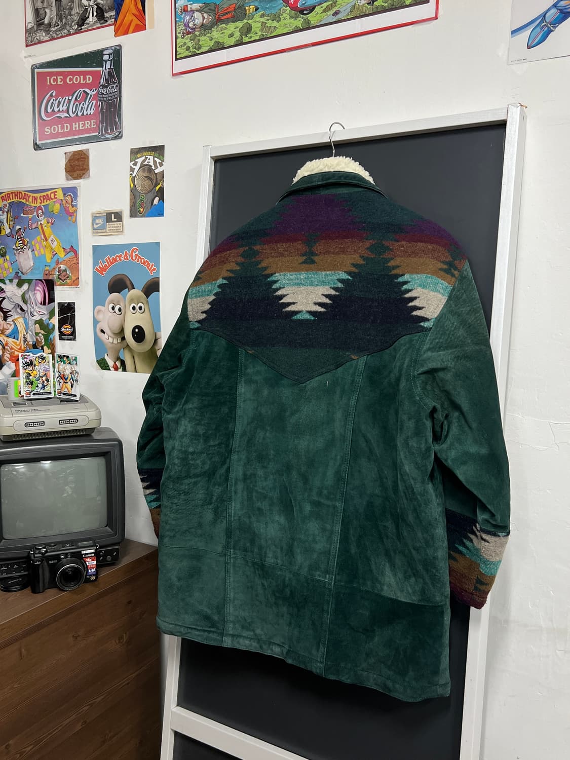 Vintage 빈티지 아즈텍 패턴 무스탕 자켓 상품이미지6