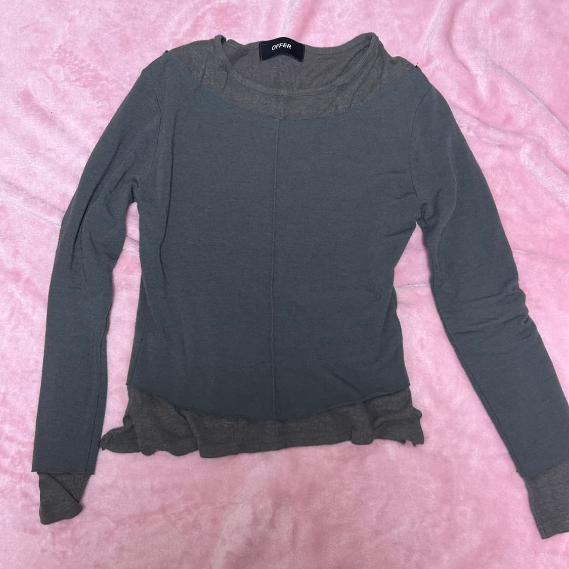 레이어드 롱슬리브 빈티지 상품이미지1