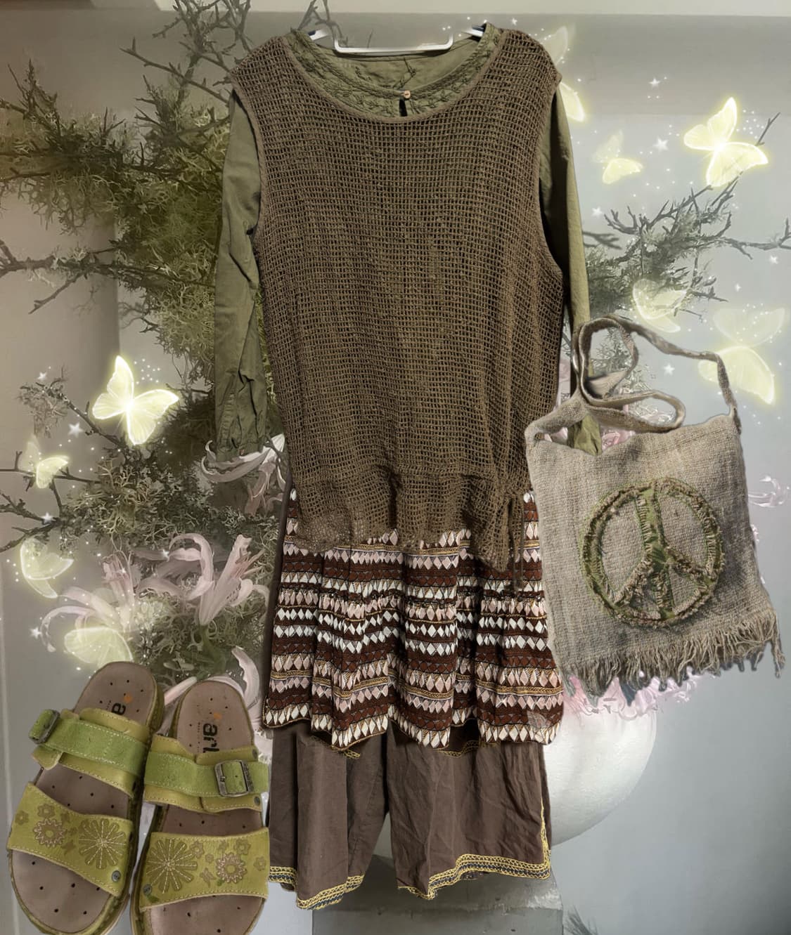 빈티지 히피 코디셋 상품이미지1