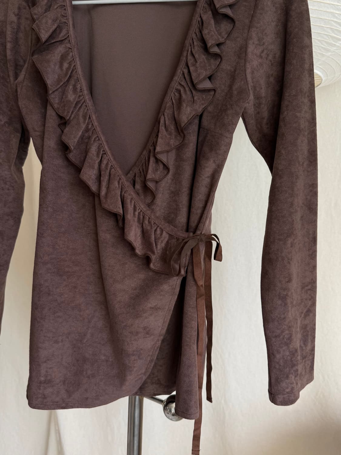 Melmo Frill Wrap Blouse 상품이미지6