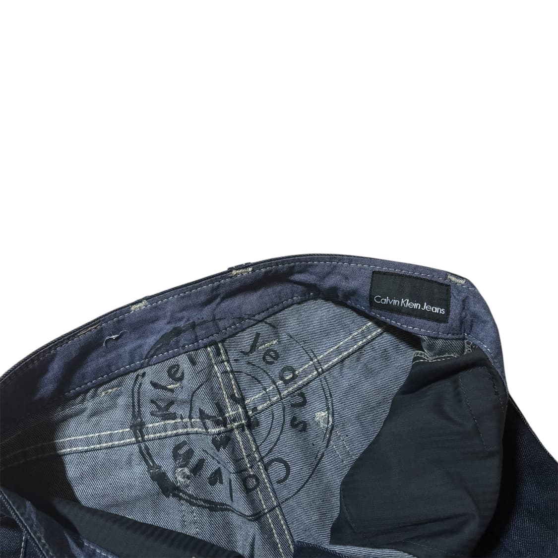 캘빈클라인 생지 데님 반바지 쇼츠 상품이미지2