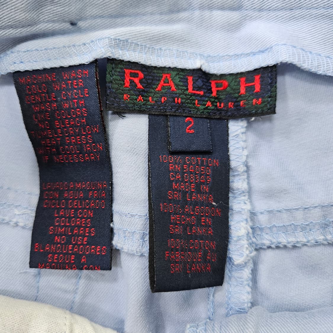 2 폴로랄프로렌 여성 와이드 코튼바지 0316Y 상품이미지3