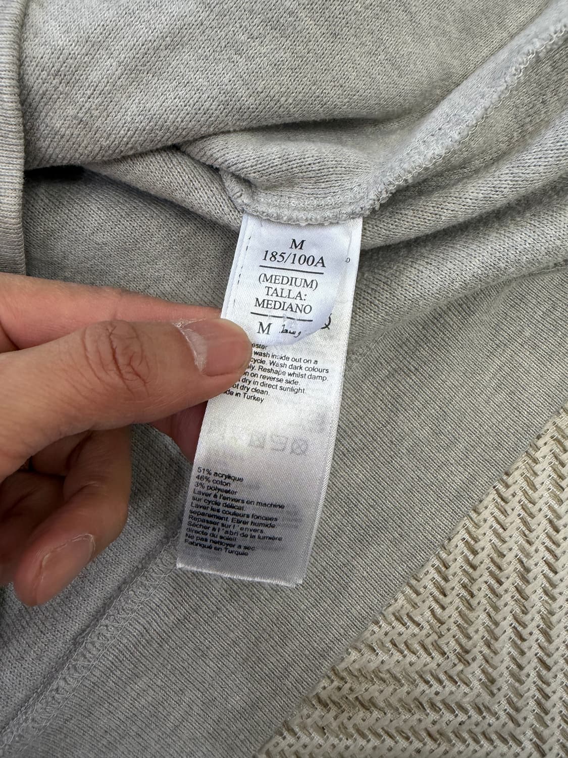 정품) 올세인츠 오버핏 후드티 M 상품이미지6