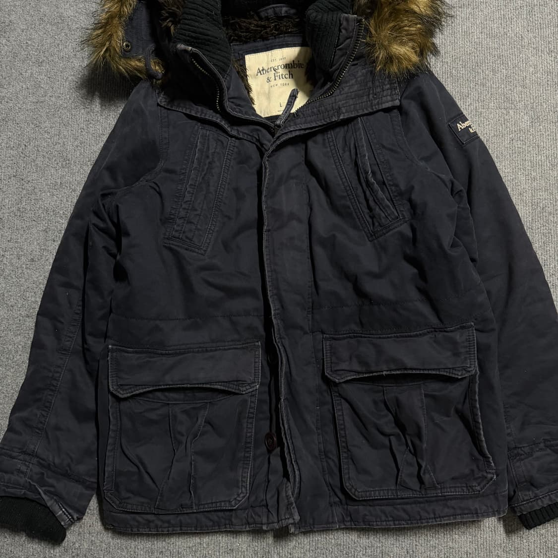 아베크롬비 네이비 야상자켓 L 상품이미지2