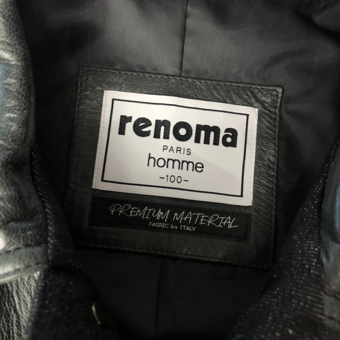 레노마 프리미엄 이태리 레더자켓 상품이미지6