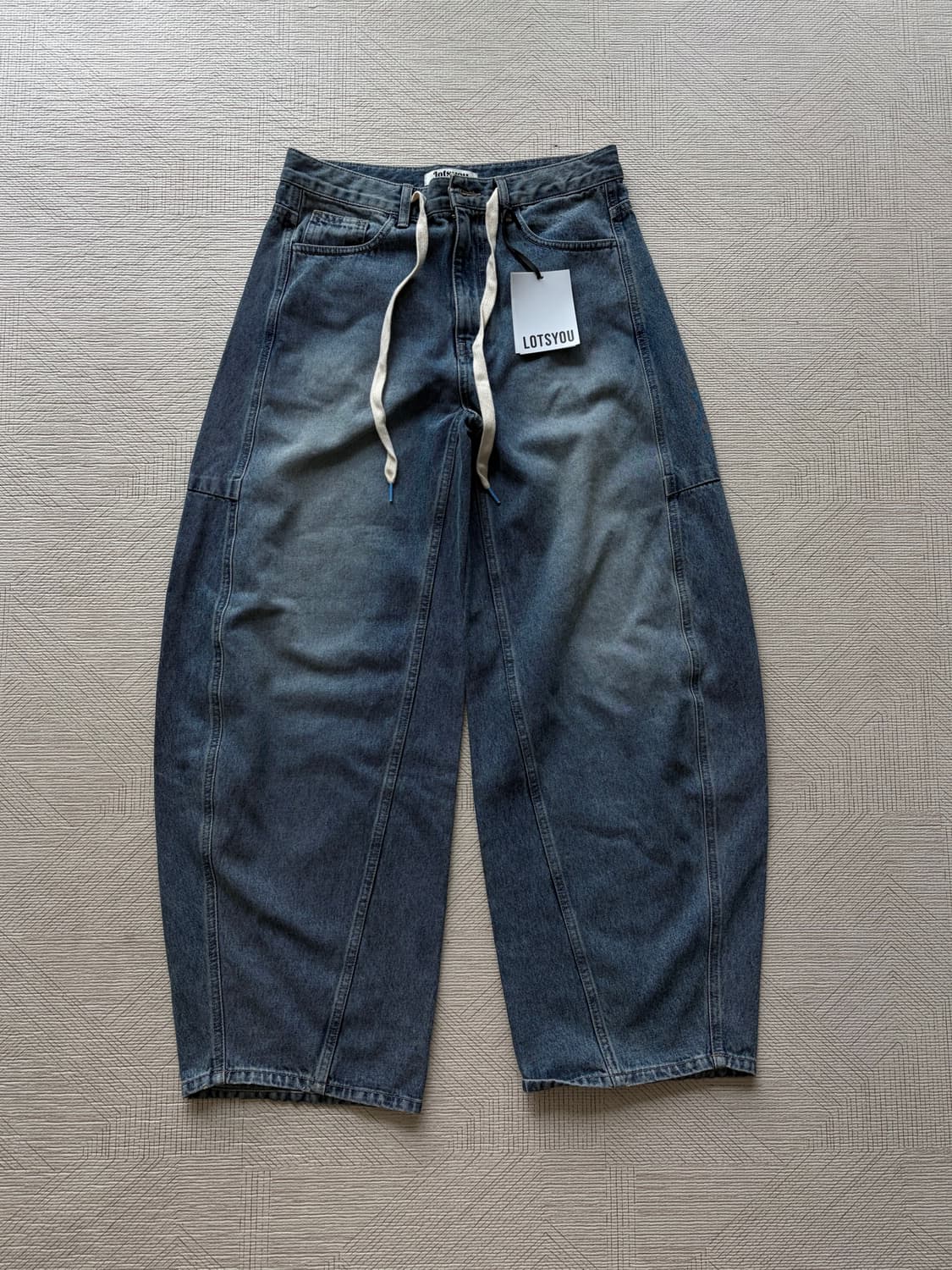 라츠유 빈티지 스트랩 데님 상품이미지5