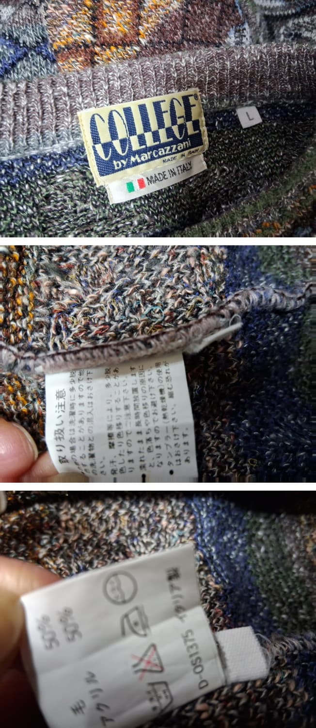 MADE IN ITALY COLLEGE by Marcazzani 케이블울 상품이미지7