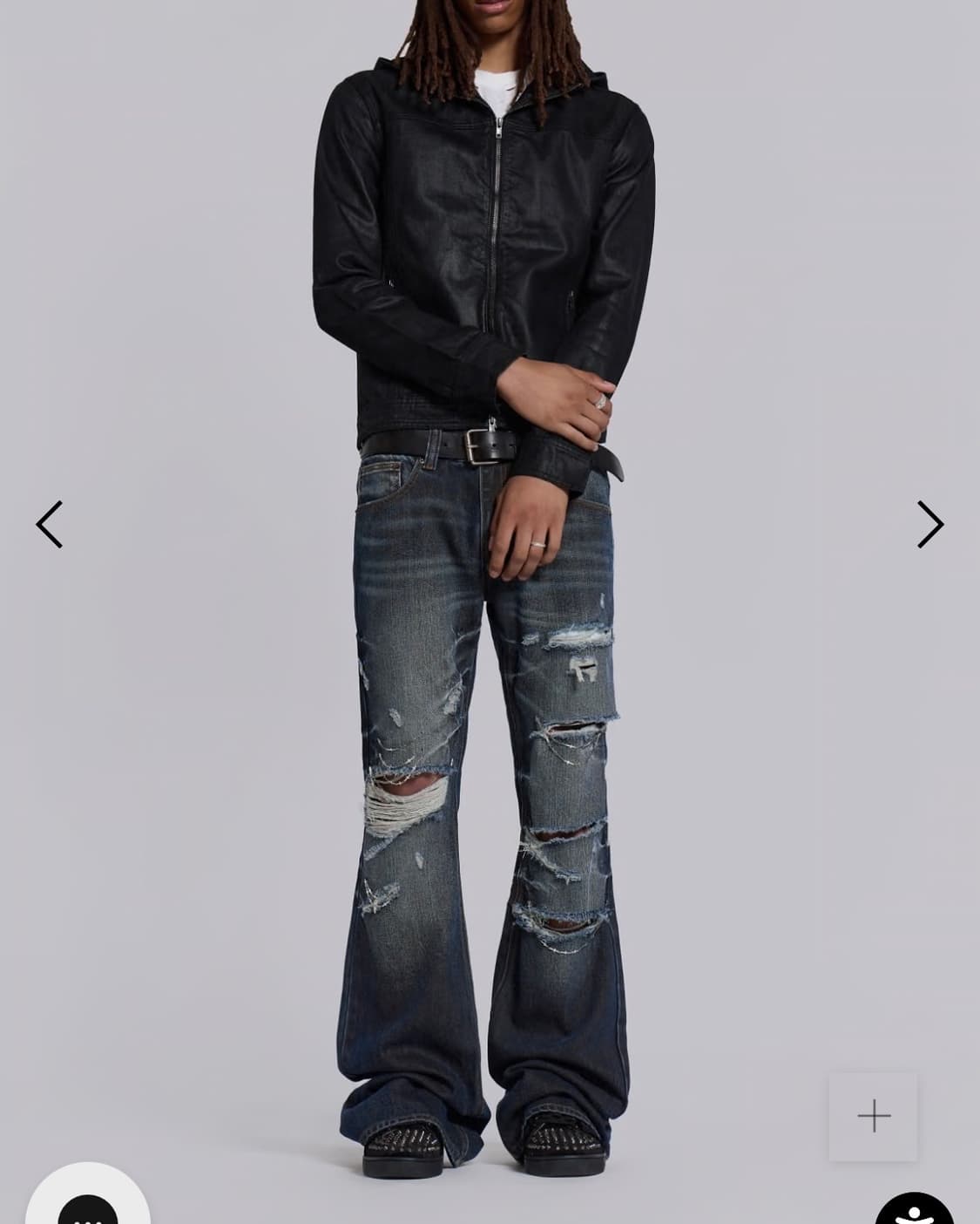Jaded London Cross Chain Bootcut 상품이미지2
