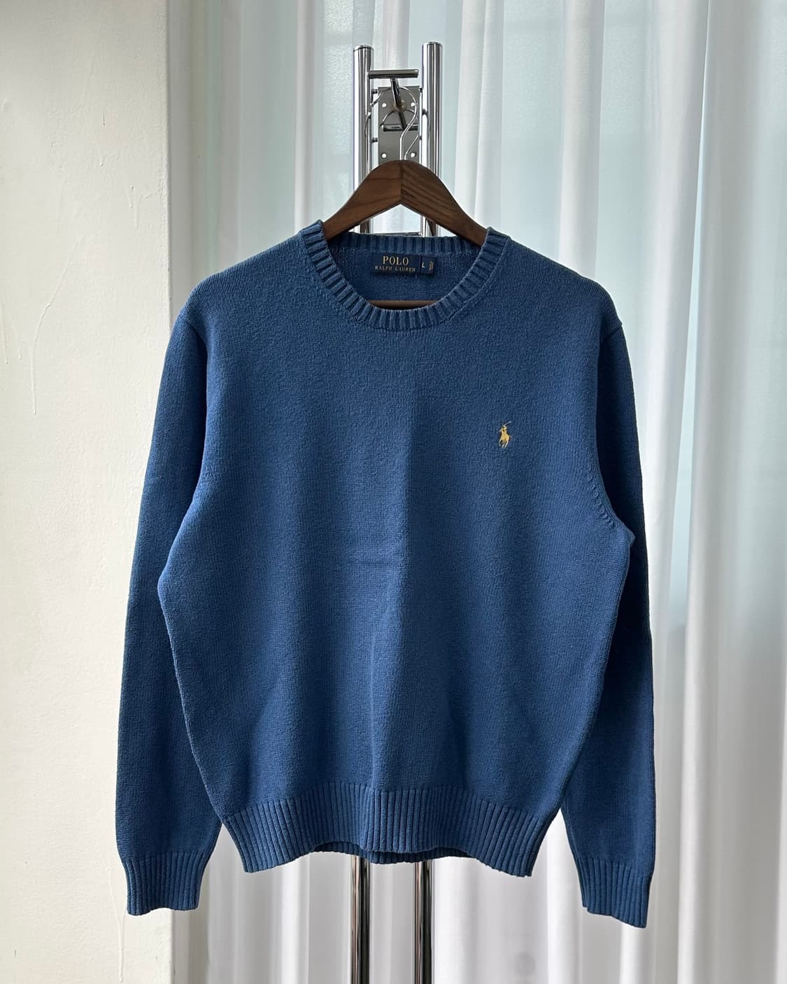 [M-L]폴로 랄프로렌 라운드넥 코튼 니트 상품이미지3