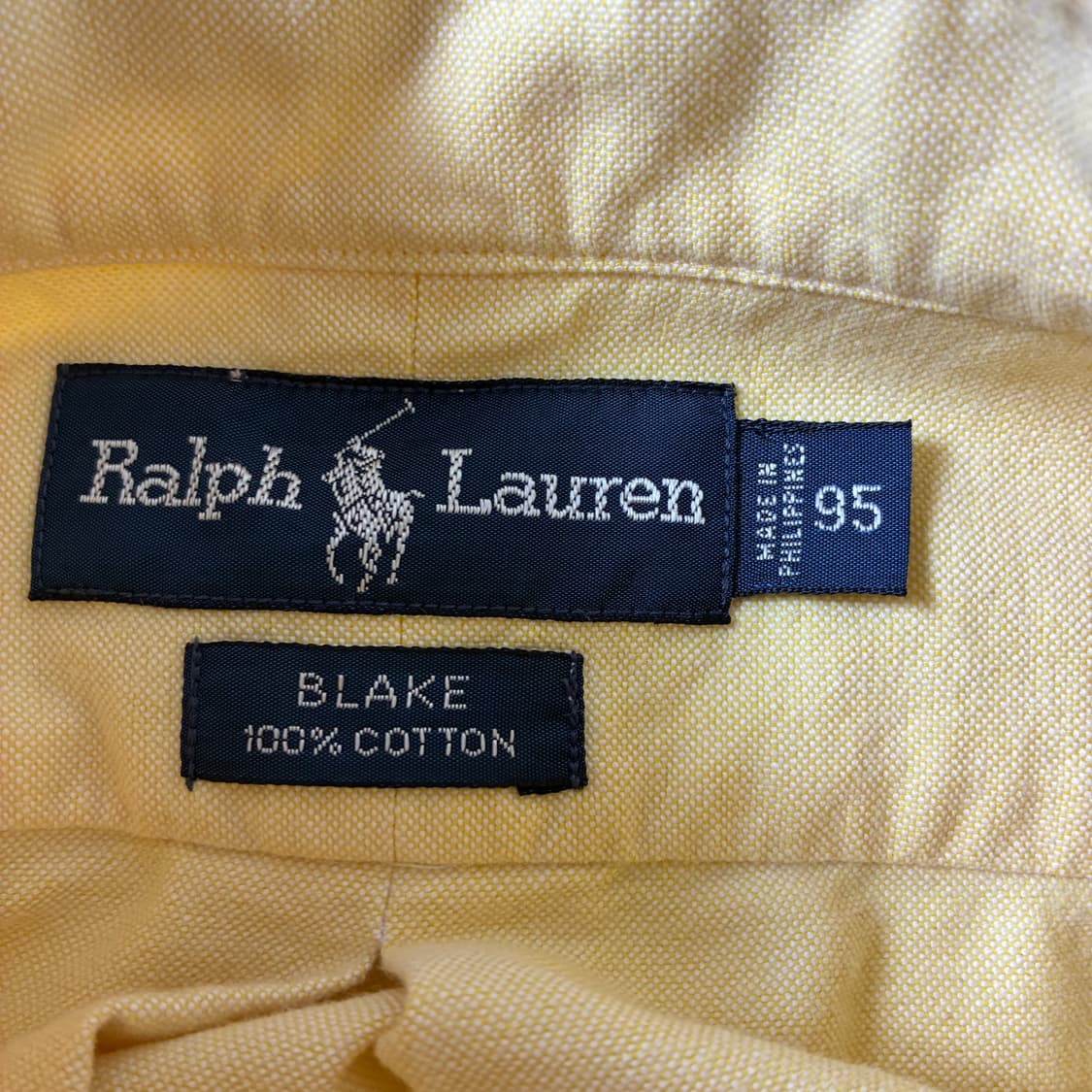 Polo  폴로 랄프로렌 자수 코튼 옐로우 반팔셔츠  상품이미지4