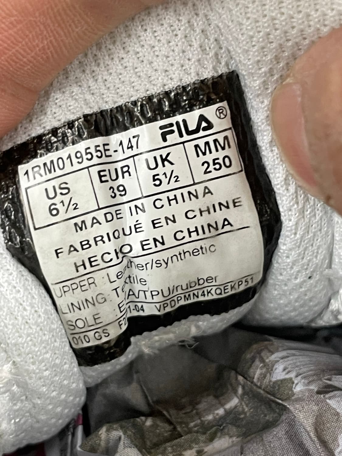 필라 버자드 2000 화이트 250 상품이미지9