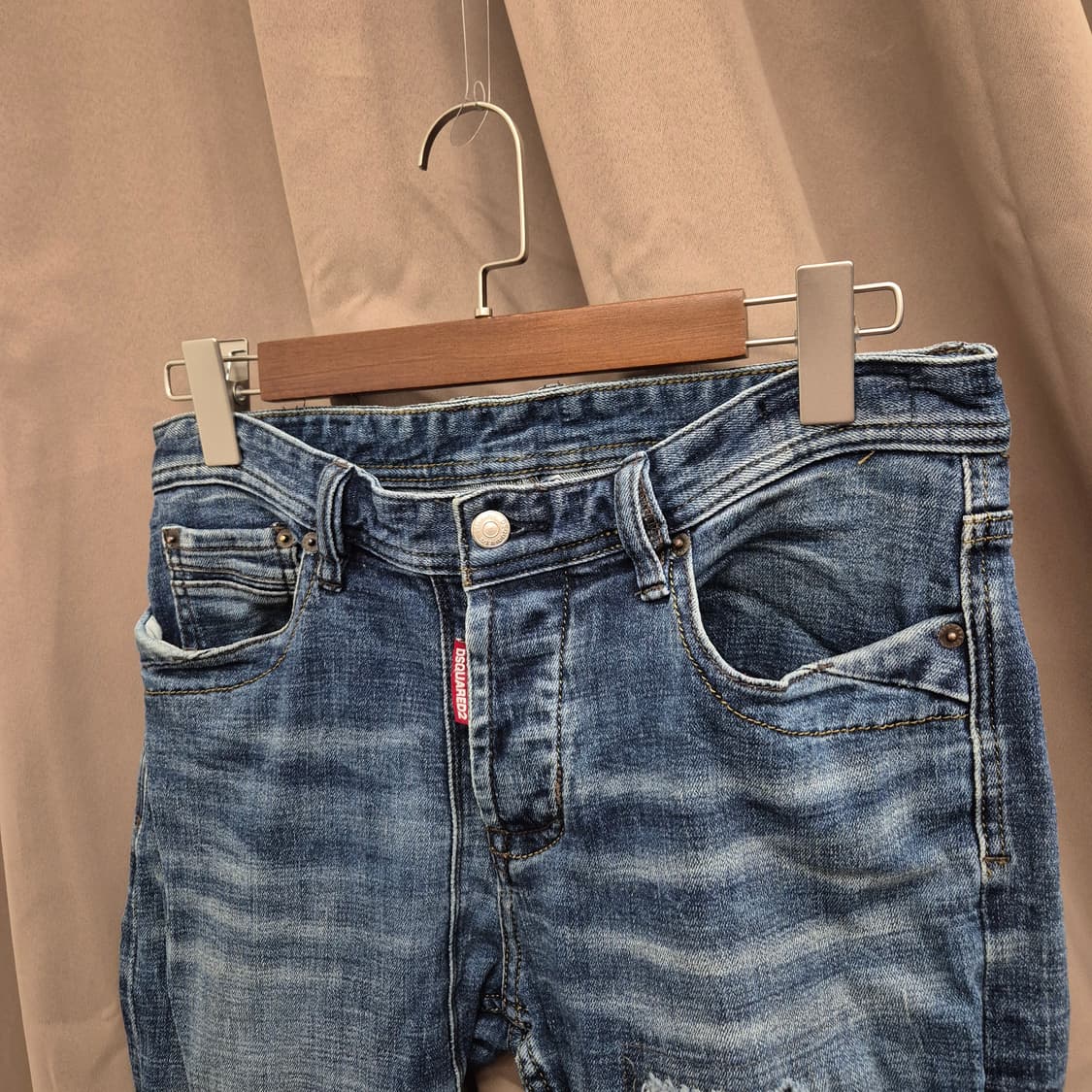 디스퀘어드2 패치 워크 디스 진 50 상품이미지2