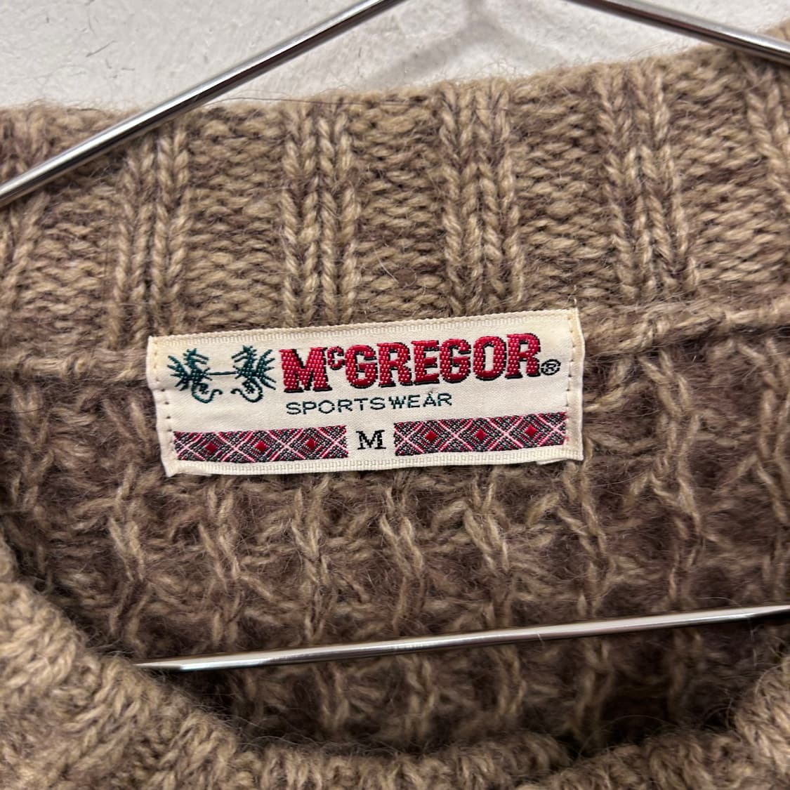 맥그리거 스포츠웨어 스웨이드 패치 헤비 스웨터 상품이미지3