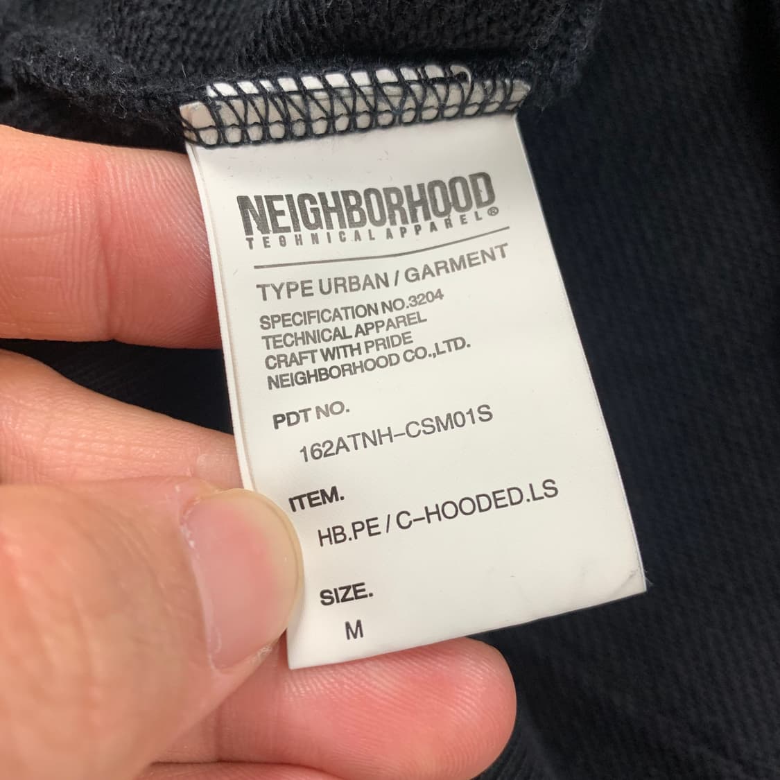 네이버후드 후즈 홍콩 8주년 기념 타이거 자수 후드티 블랙 상품이미지7