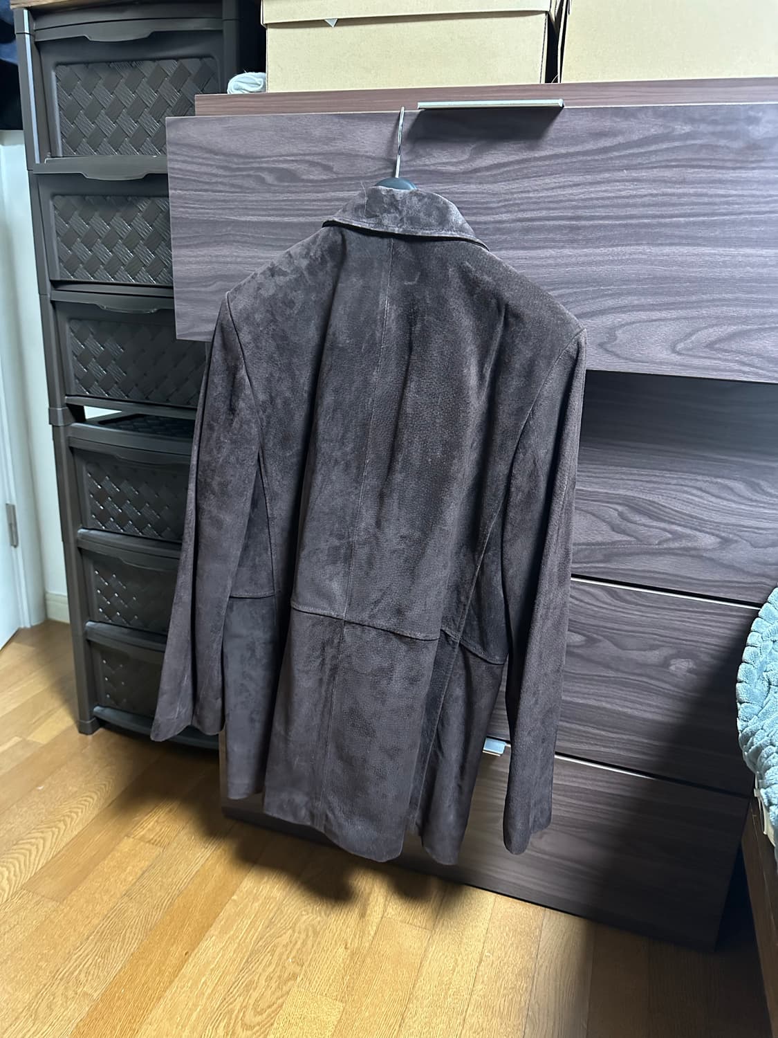 (새상품)AND YOU의 마우어 더블 스웨이드 자켓 초콜렛 상품이미지5