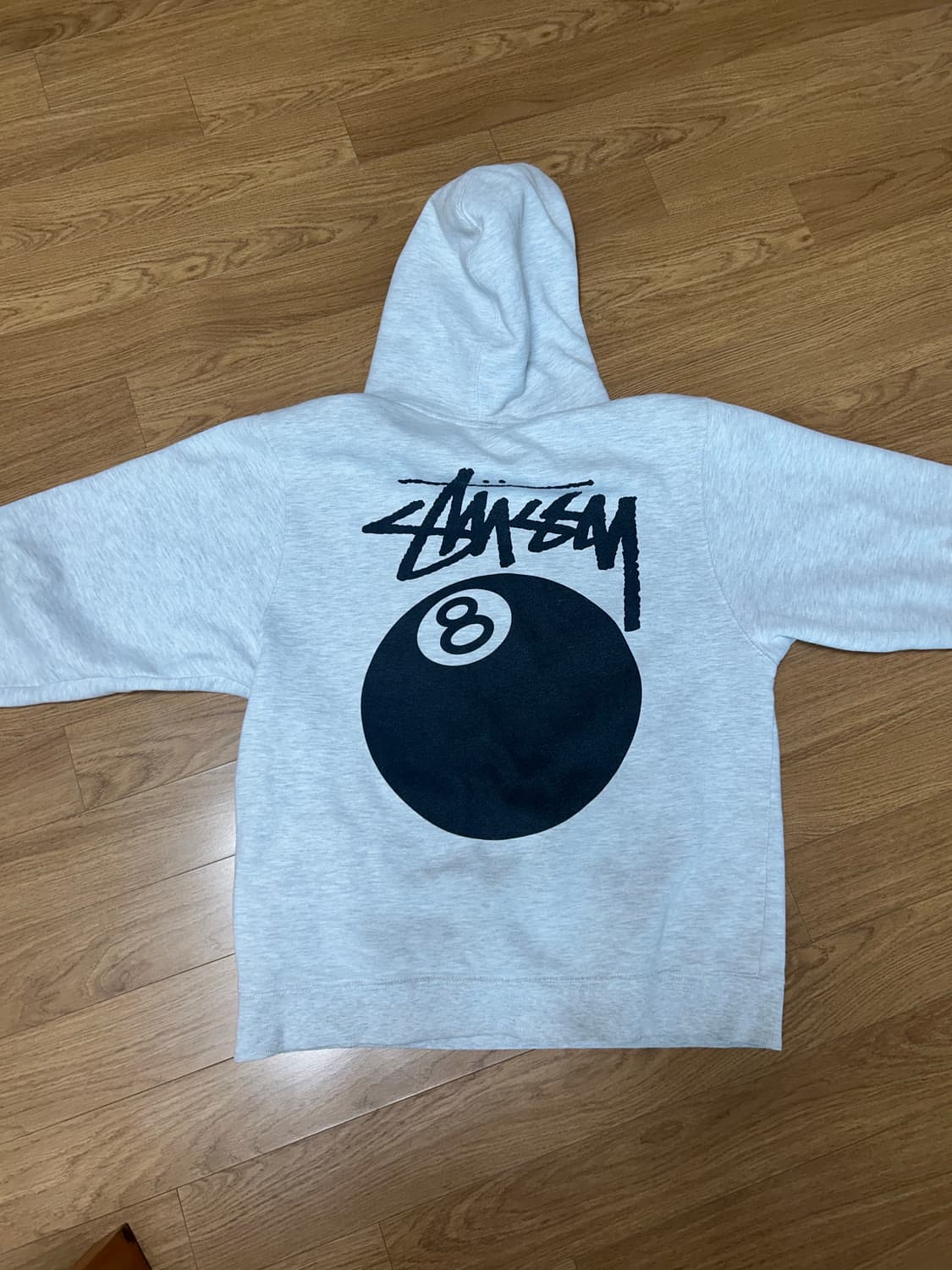 스투시 8볼 애쉬헤더 후드티 L no 상품이미지1