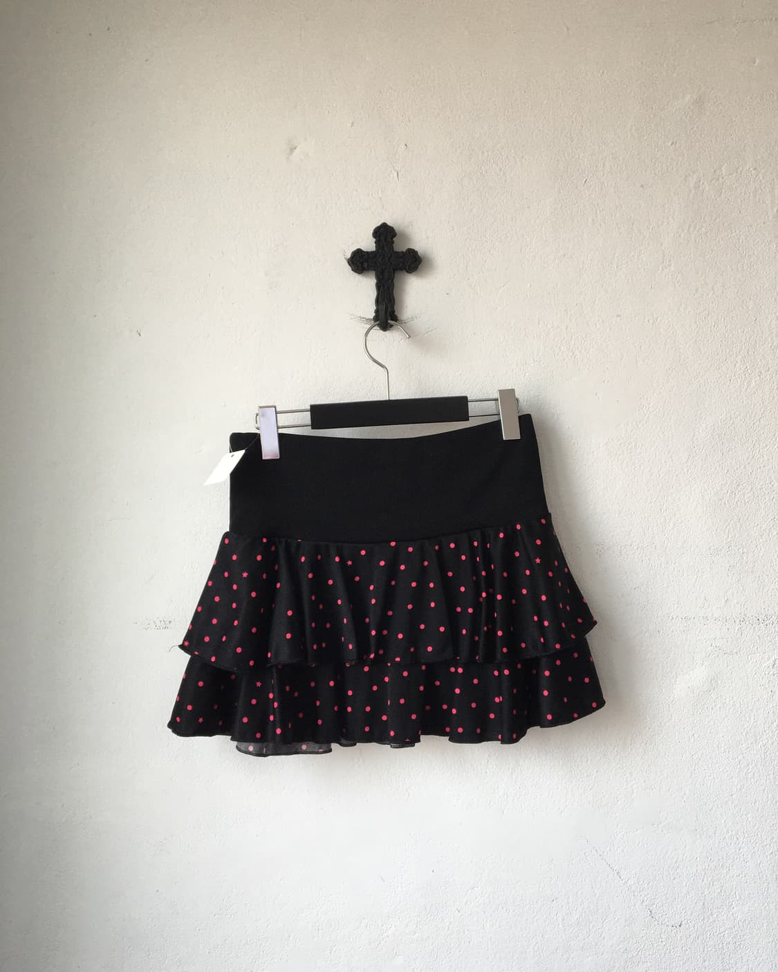 Dot pattern layer mini skirt 상품이미지3