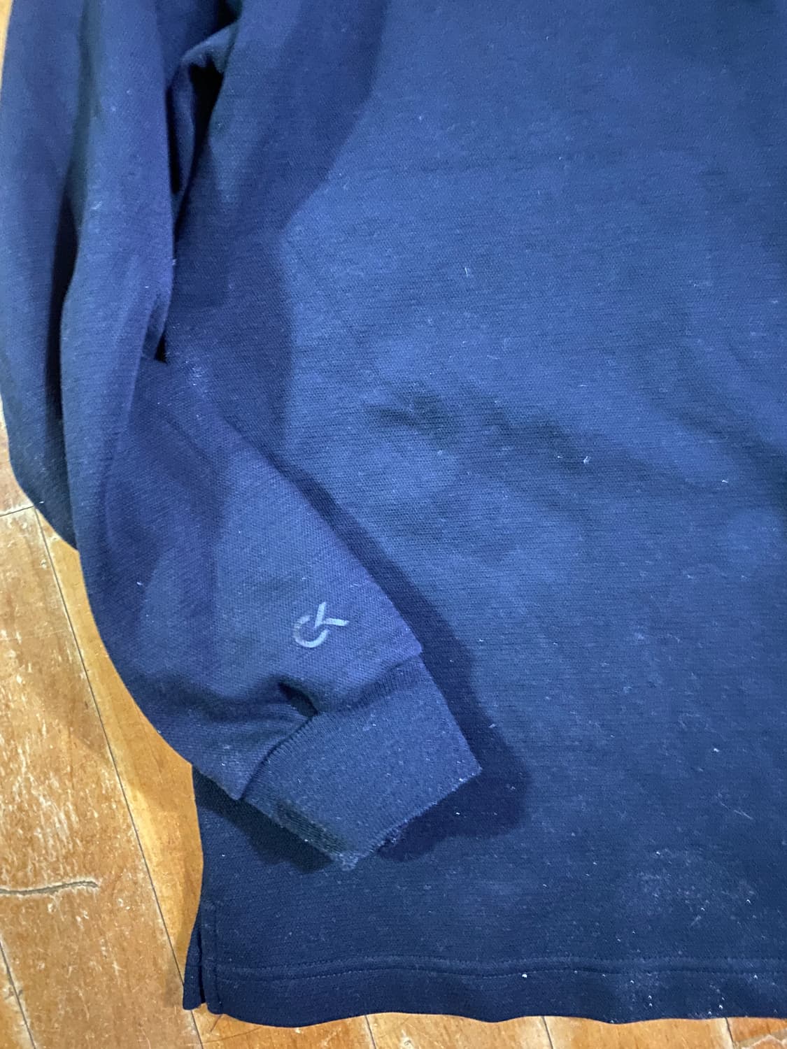 캘빈클라인 남성 긴팔 폴로티 L 네이비 상품이미지3