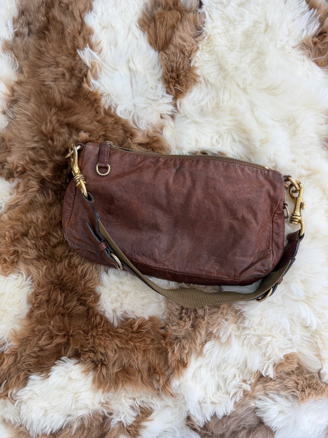90s miu miu leather pocket bag 상품이미지9