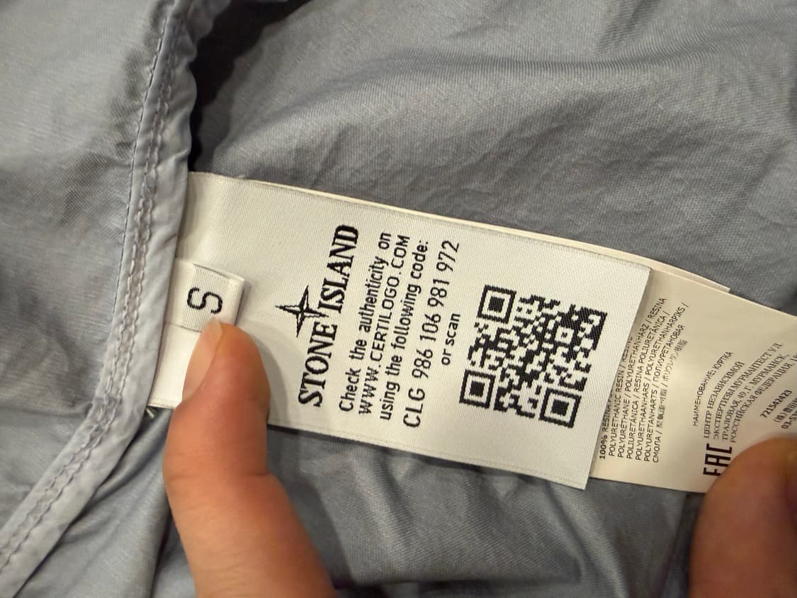 스톤 멤브라나 스카이블루 바람막이 상품이미지3