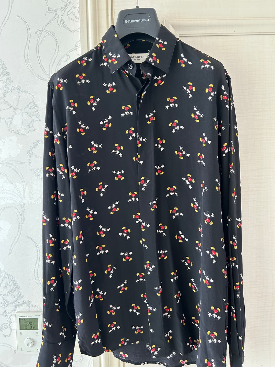 생로랑 실크 셔츠 상품이미지5