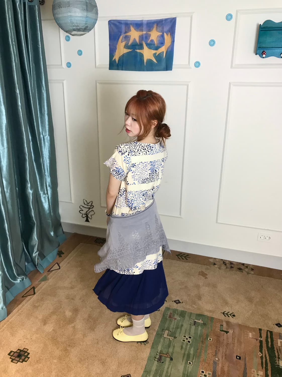 원피스 포켓과  깔맞춤한 스커트까지•• 귀여움 두 배🫐💙 상품이미지6
