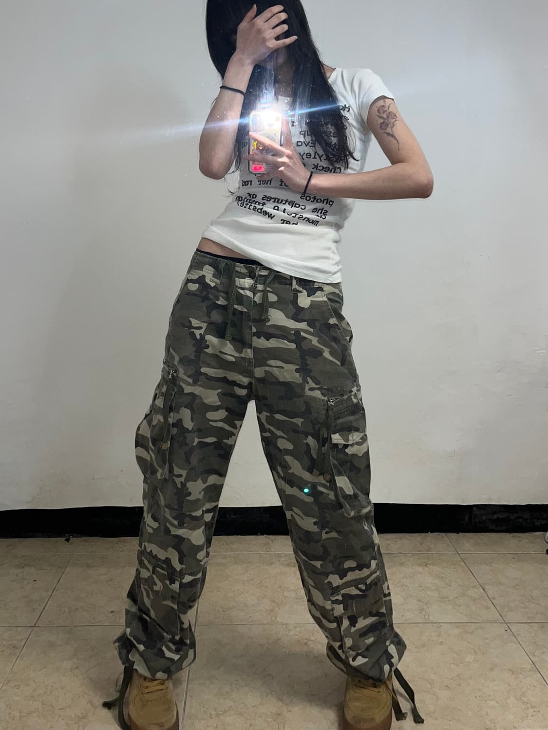 00‘s 카모 카고 팬츠 상품이미지2