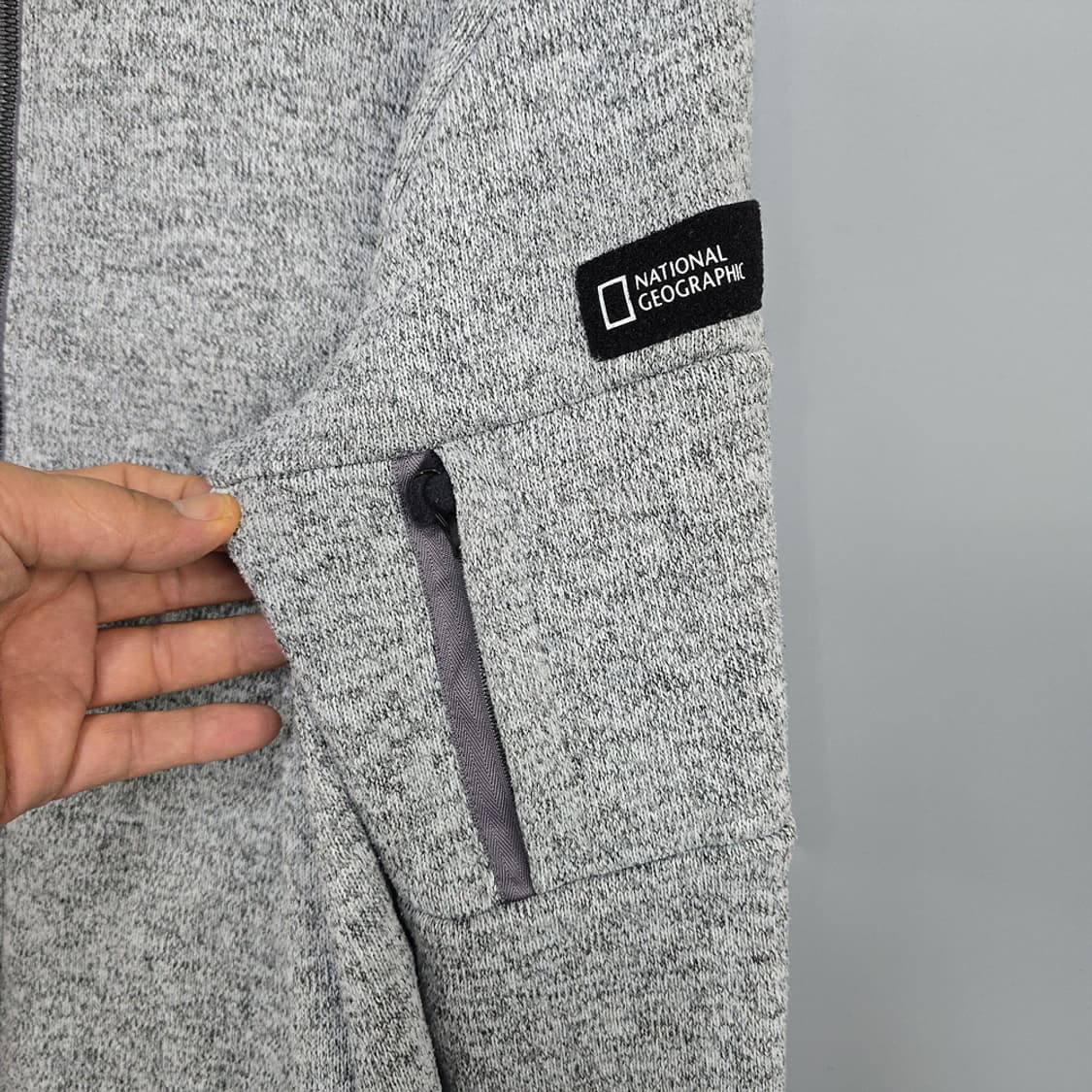 내셔널지오그래픽 플리스 기모 집업 자켓 95(M) 상품이미지3