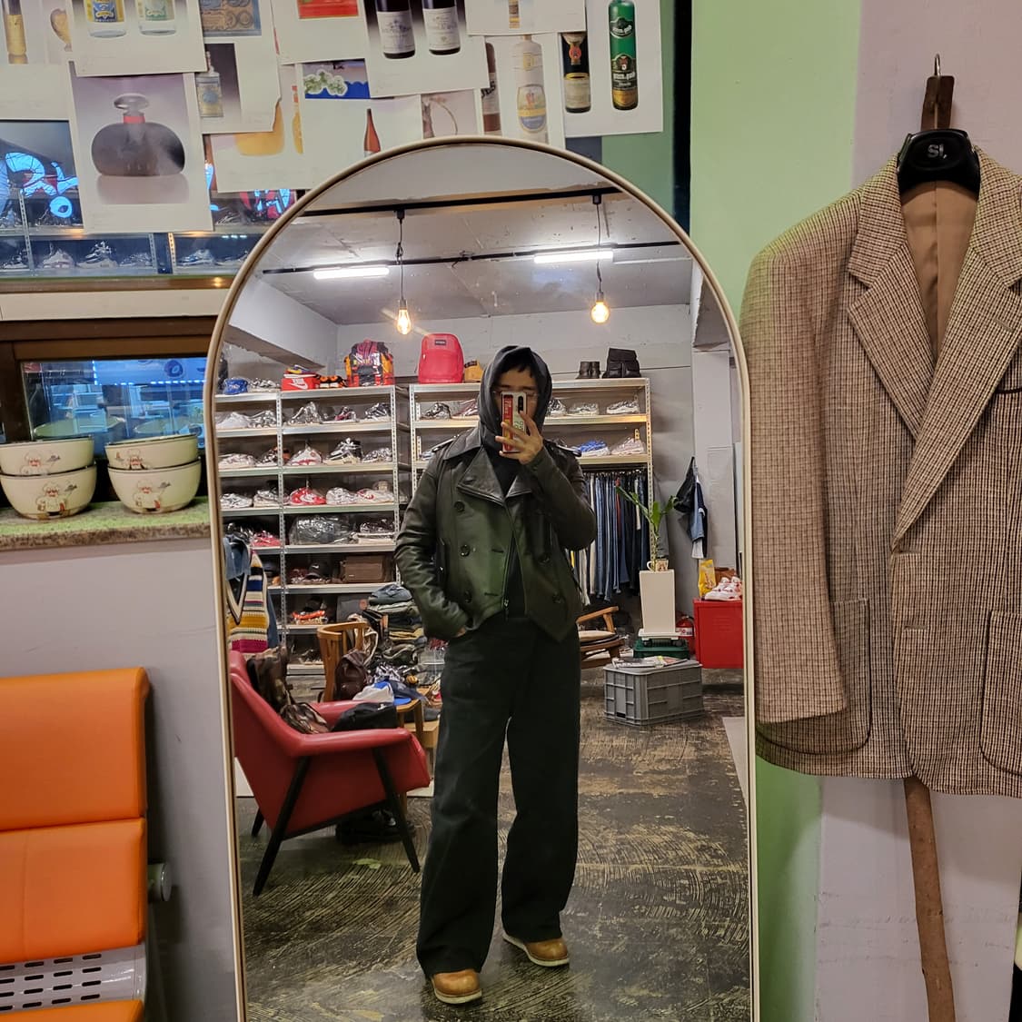 제너럴 아이디어(GENERAL IDEA) 양가죽 자켓 (52) 상품이미지2