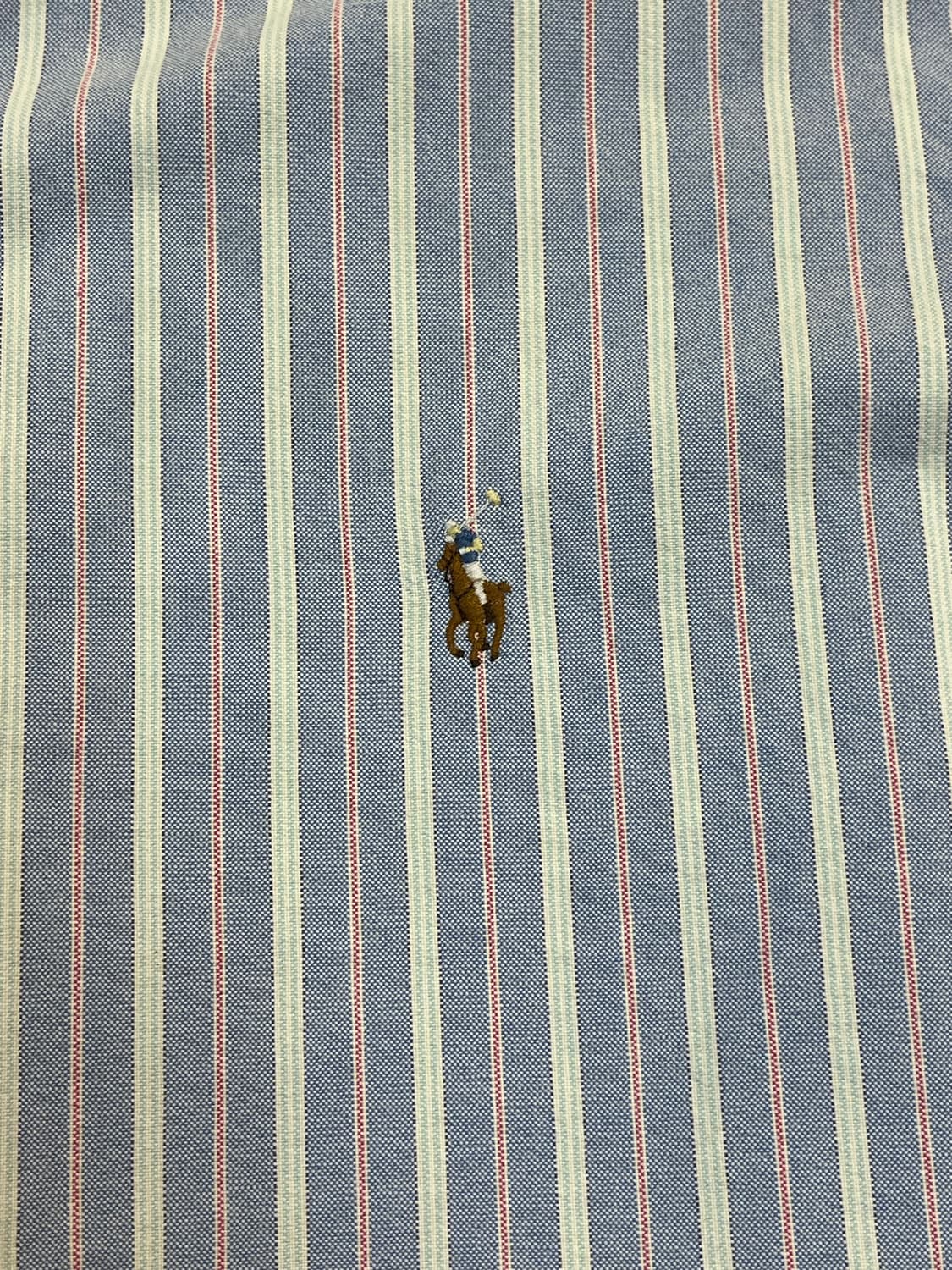 폴로 랄프로렌 스트라이프 셔츠 스카이블루 XL #csz2273  상품이미지4