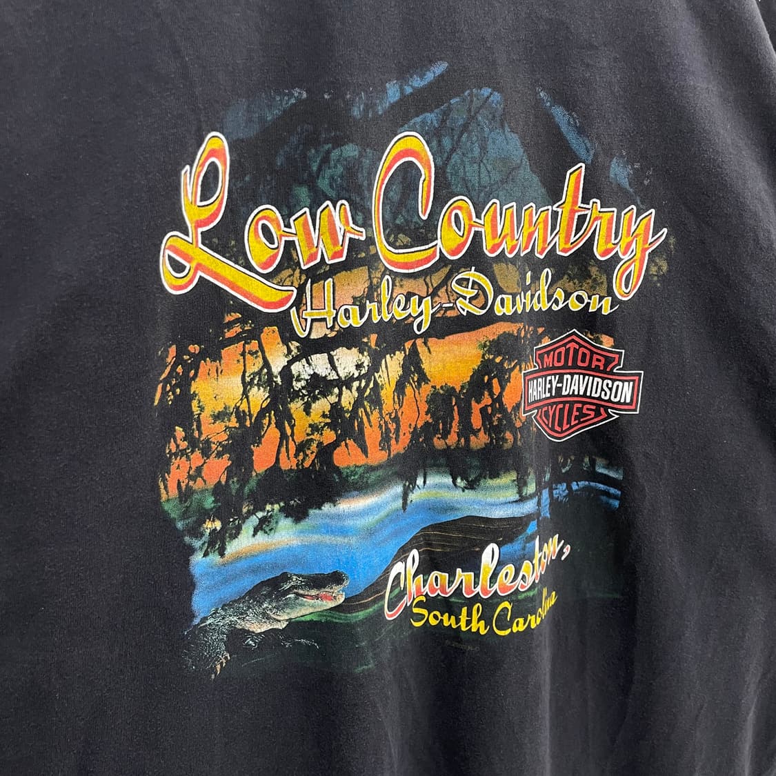 할리데이비슨 00s 페이딩 빈티지 그래픽 반팔 티셔츠 상품이미지7