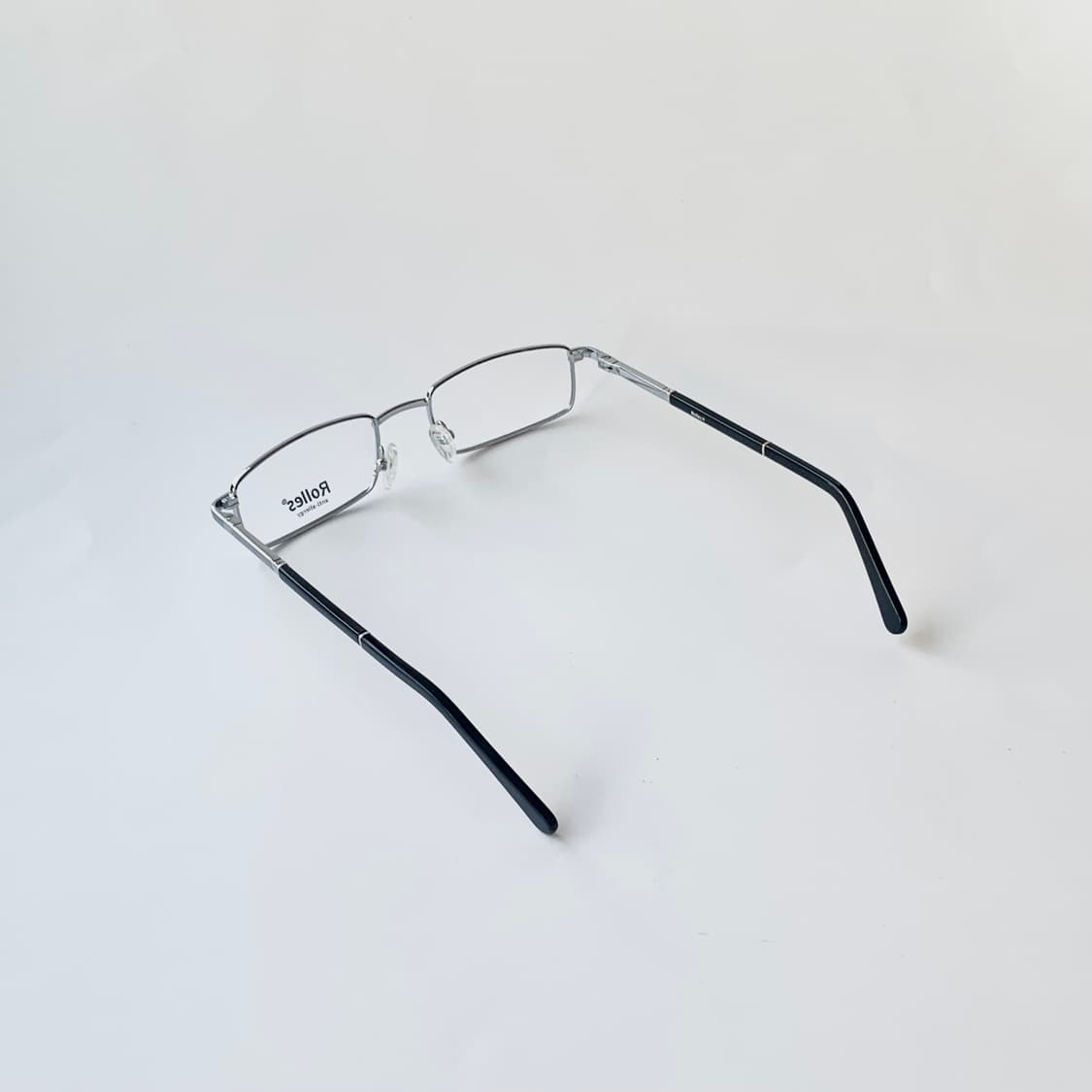 766 데드스탁 슬림 사각 실버 메탈 프레임 빈티지안경 상품이미지7