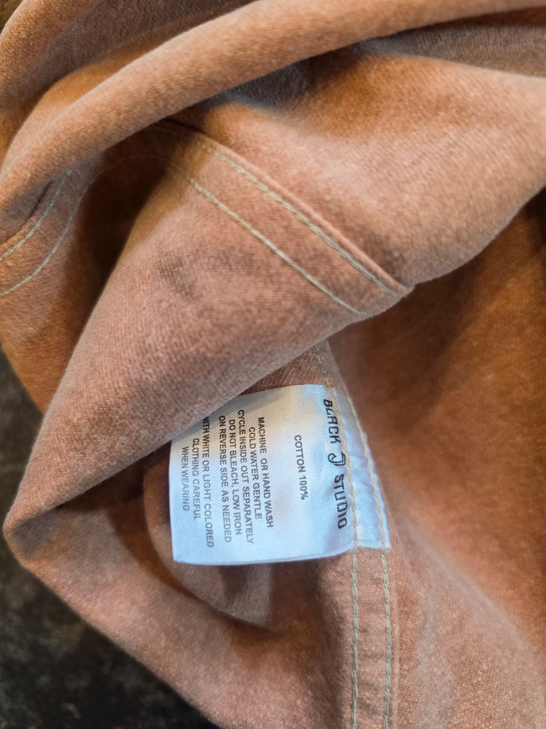 BLACK J STUDIO 브랜드 빈티지 셔츠형 자켓 상품이미지7