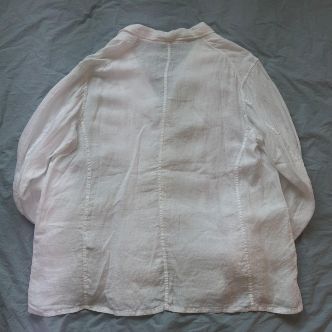 [3] 코모리 22SS 린넨 화이트 자켓 상품이미지4