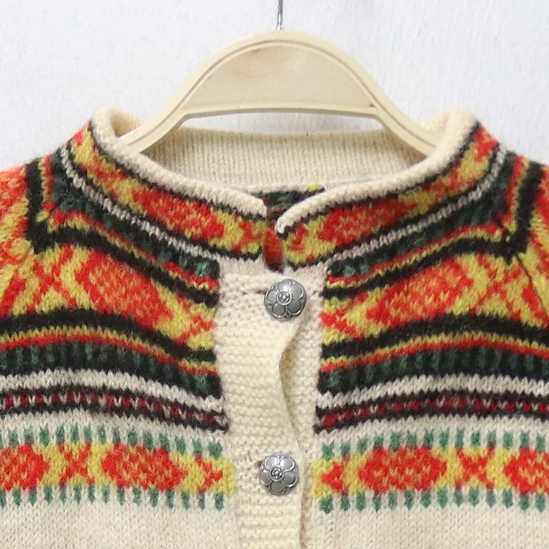 HUSFLIDEN LARVIK  울 헨리넥 니트 가디건 63134 상품이미지5