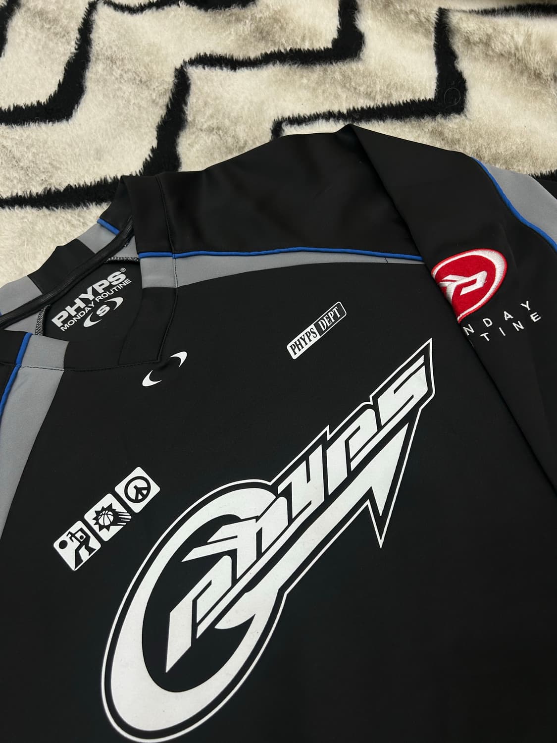 [S]Phyps 오버핏 매쉬 레글런 긴팔  상품이미지1