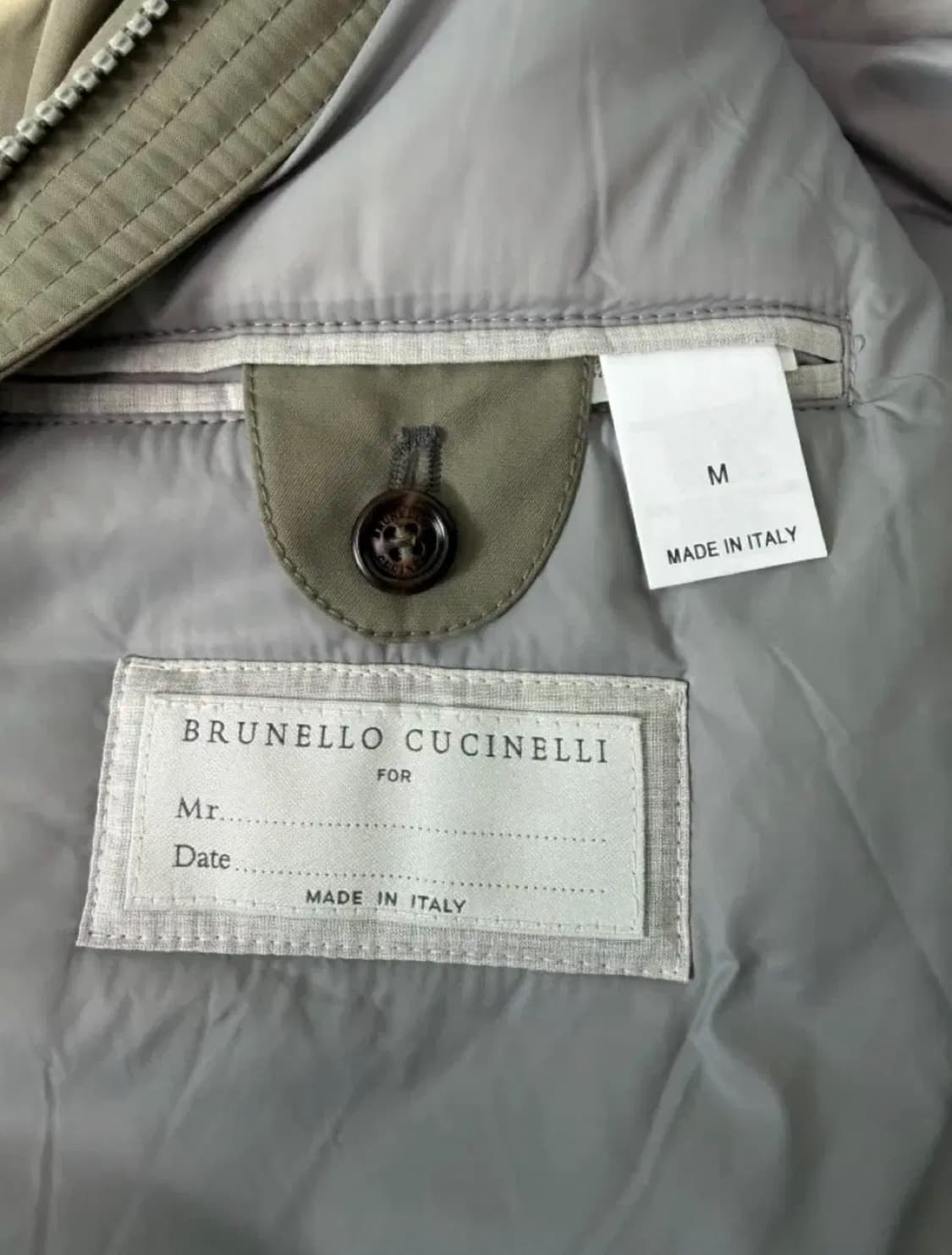 새상품 브루넬로 쿠치넬리 코트 패딩 M 정품택O 상품이미지4