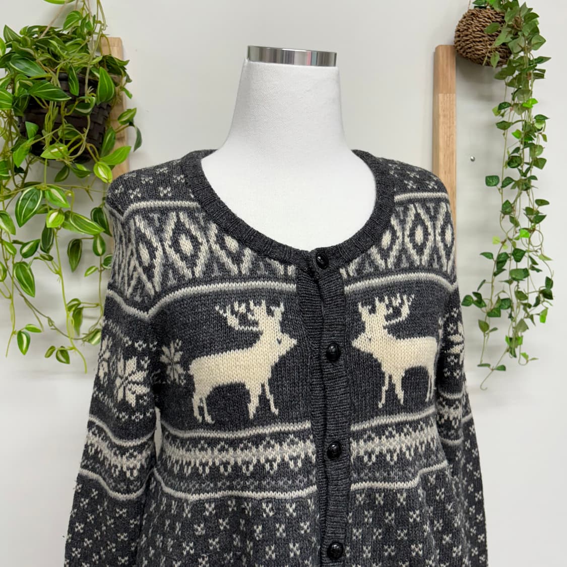 BEAMS HEART 빔즈하트/ 노르딕니트가디건 울가디건 페어아일가디건 상품이미지4