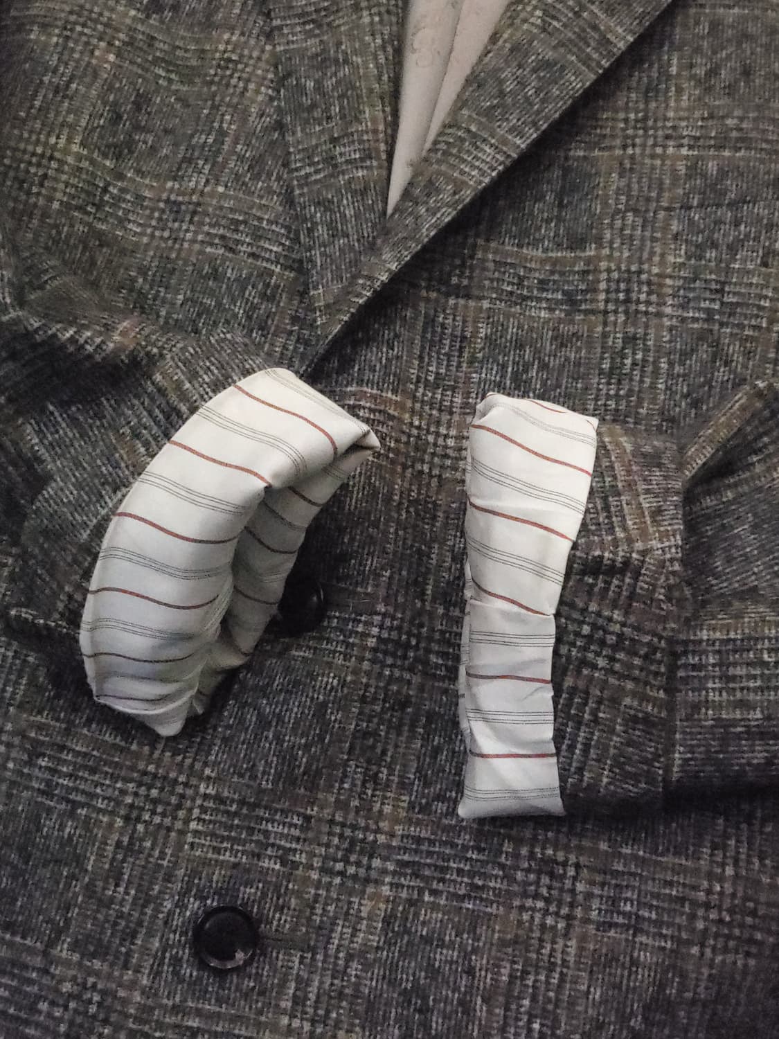 킨록앤더슨 체크 울 자켓 L 상품이미지4