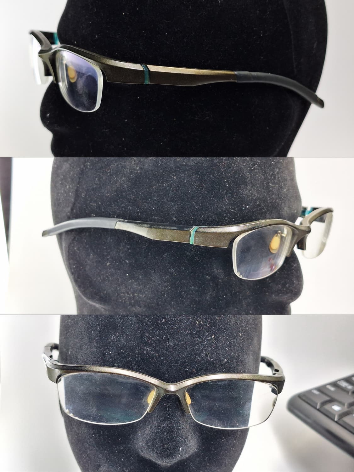 진스 Jins MRN-17S-146 에어프레임 스포츠 반무테 안경테 안경 상품이미지7