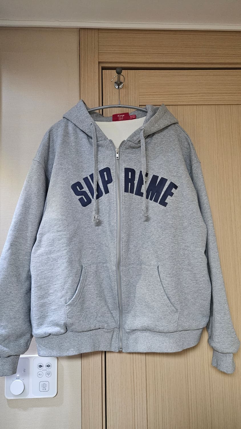 슈프림 아크 써멀 후드집업 XL 
24FW  헤더그레이 상품이미지1