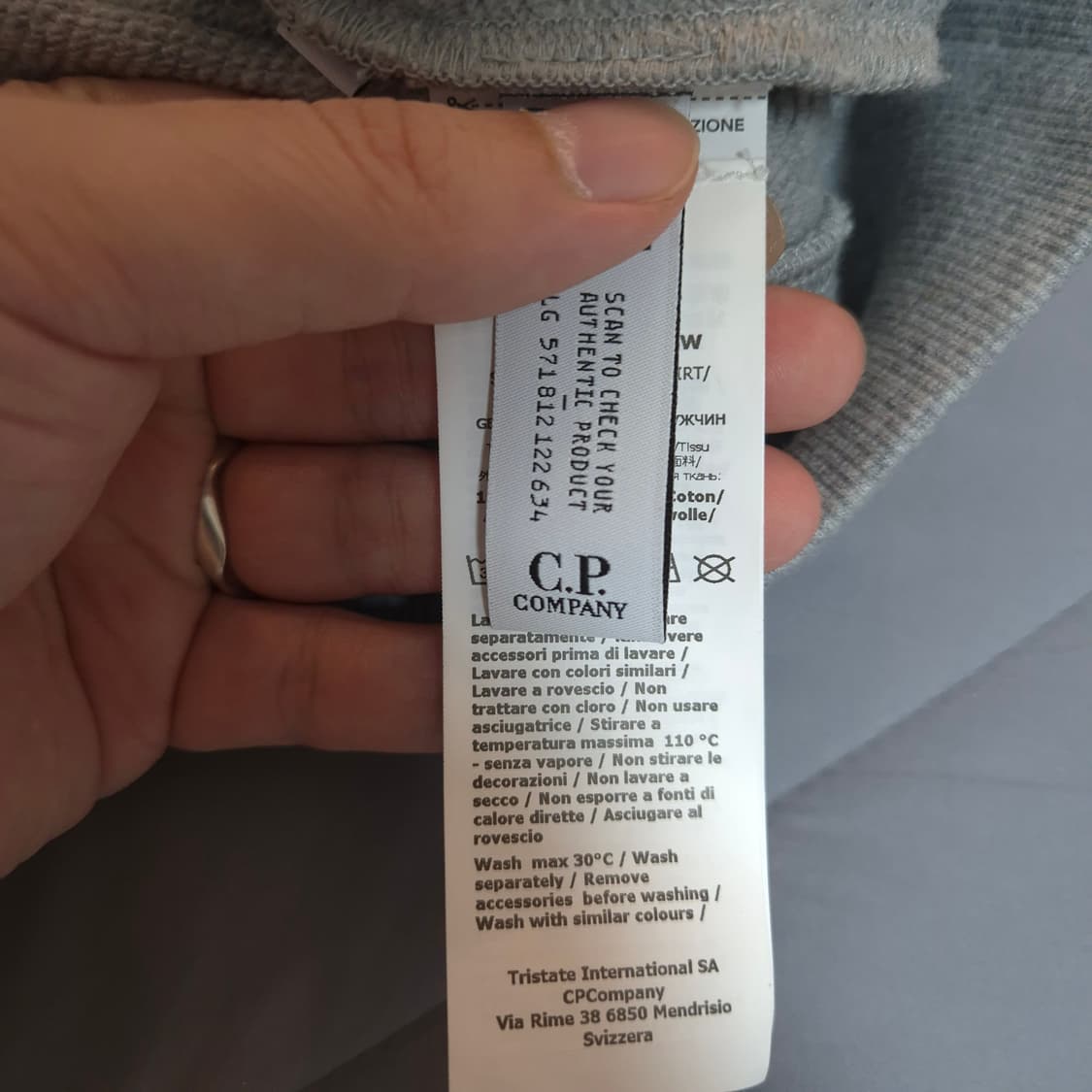 cp 컴퍼니 맨투맨 S급 상품이미지9