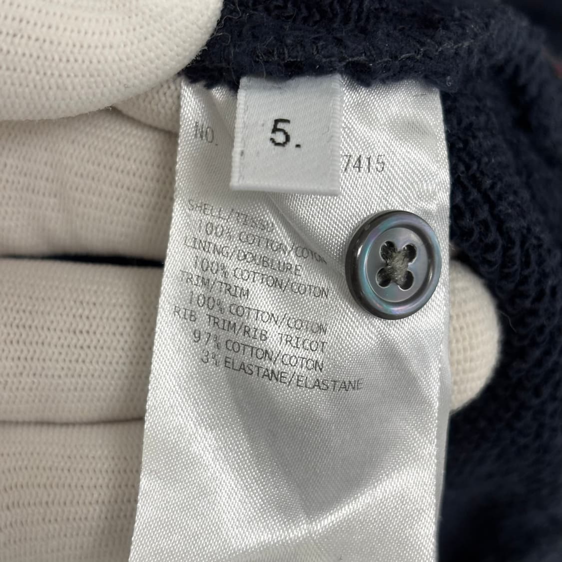 [5]톰브라운 백삼선 맨투맨  상품이미지4