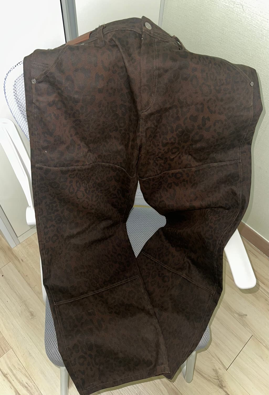 [L]앤더슨벨 바마코 레오파드 팬츠 상품이미지2