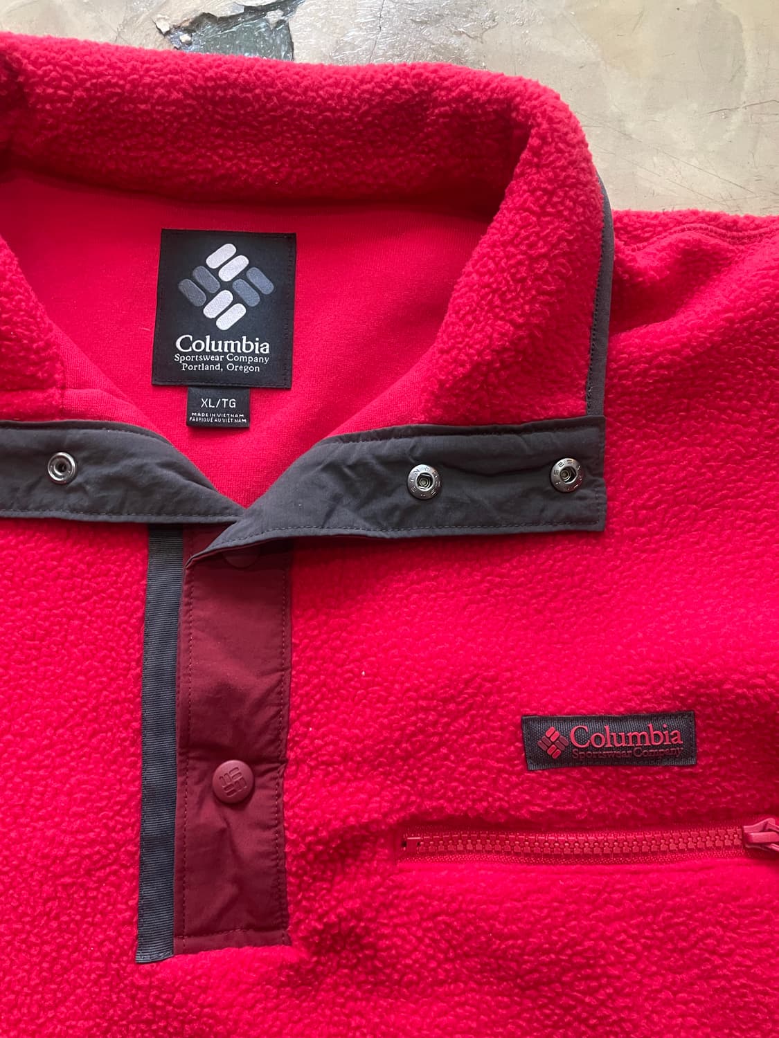 Columbia 컬럼비아 하프 스냅 플리스 XL 상품이미지4