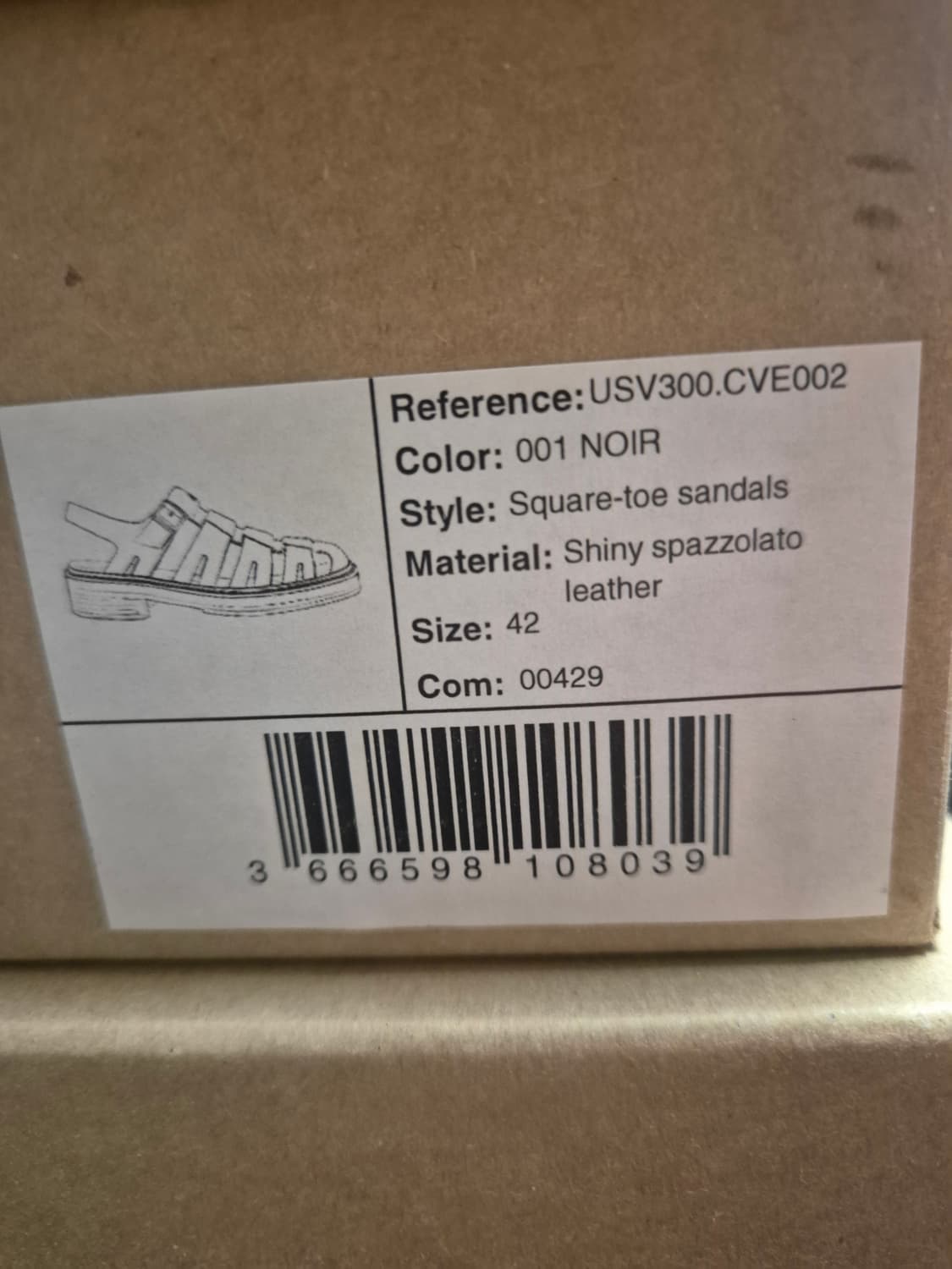 [새상품/42] AMI 아미 피셔맨 샌들 상품이미지6