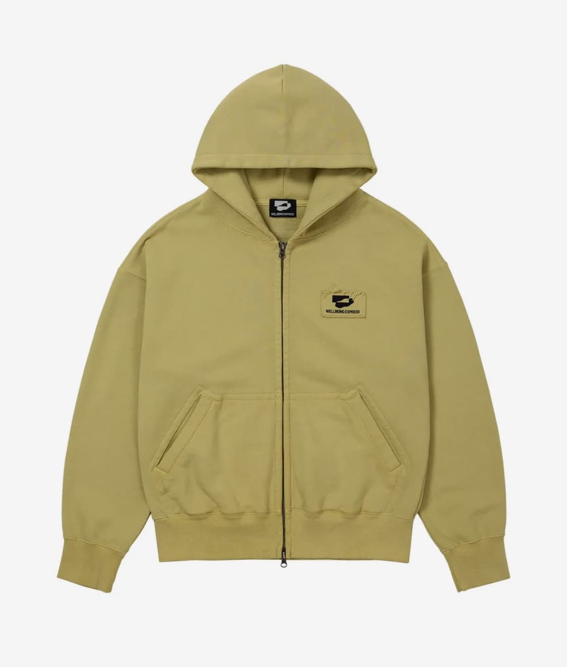 웰빙익스프레스 후드집업 Logo Patch Zip Up 상품이미지2